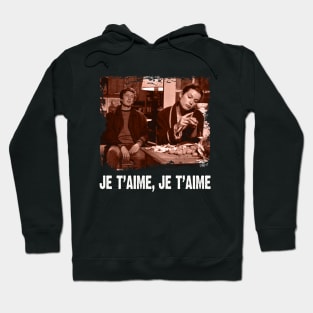 Film Noir Romance je t’aime Cinema Tee Hoodie